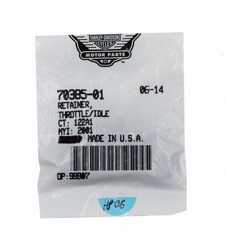 Genuine Harley-Davidson Throttle/Idle Retainer PN 70385-01 (Pack of 3)