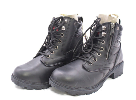 Z1R Womens Black Leather Maxim Boots - Size US 6.5 PN 34030766