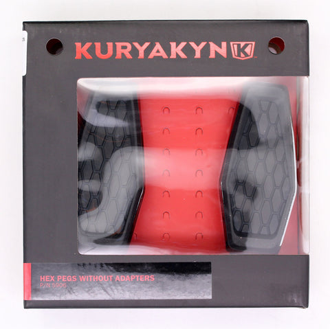 Kuryakyn *Hex Pegs W/O Adapters Chrome PN 5906