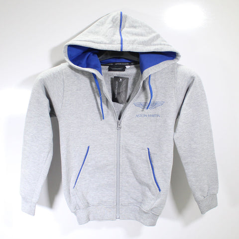 Aston Martin Grey Hoodie Child Size Medium Part Number - 704716E