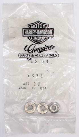 Harley-Davidson Hex Lock, Flange, Nut Part Number - 7878