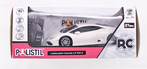 Polistil RC Car of Lamborghini Huracan LP 610-4 1:24 Scale PN 9010865MMW000124XX