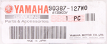 Yamaha YA COLLAR PN 90387-127W0-00