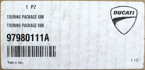 Genuine Ducati Touring Package SBK Part Number - 97980111A