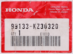 Genuine Honda Slow Jet Part Number - 99133-KZ30320