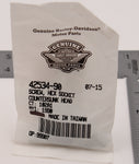 Genuine Harley-Davidson Hex Socket Screw Countersunk Head PN 42534-90 (Pack of 8)