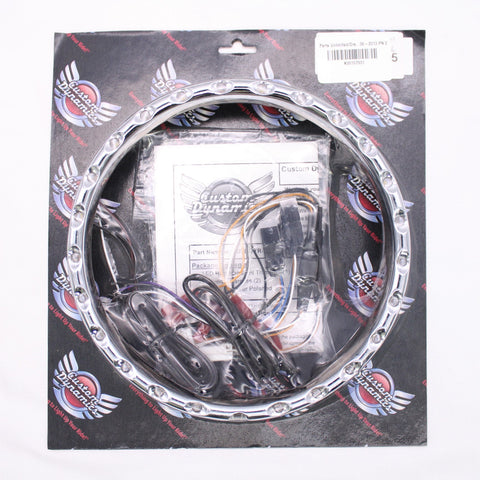 Custom Dynamics 7" Chrome Lamp Halo 2006-2013 Part Number - 20011268