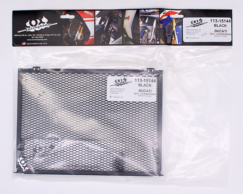 Cox Racing Radiator Guard Part Number - 113-15144 For Ducati