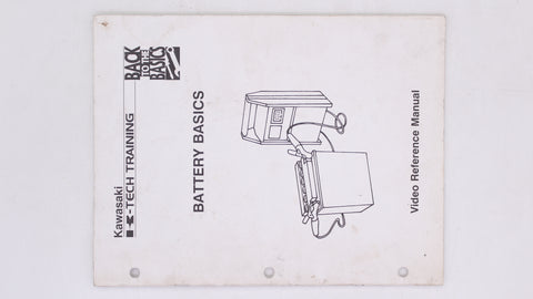 Kawasaki Battery Basics Video Reference Manual PN STC-BATTERY-DC