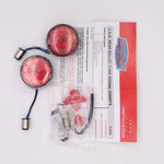 Kuryakyn LED Turn Signal, Rear Black Bezel/Red Lens PN 5459