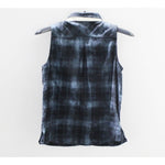 Harley-Davidson Blue & Black Plaid Shirt Size S Part Number - 96112-18Vw/000S