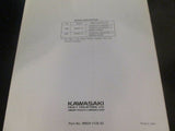 Kawasaki Service Manual Supplement PN 99924-1125-52