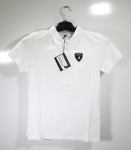 Lamborghini White Uniform Shield Polo Womens Size Medium PN LA9010656CCW017EL2XX