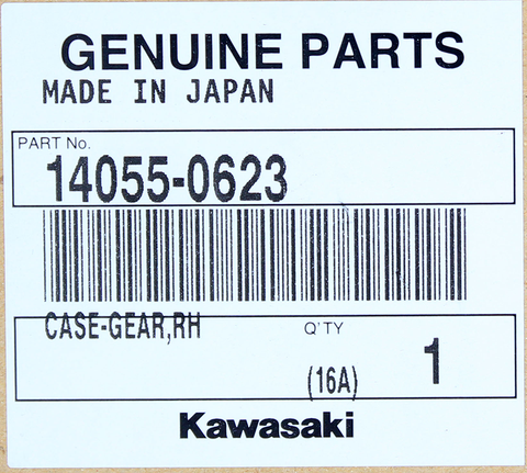 Genuine Kawasaki Gear Case, RH Part Number - 14055-0623