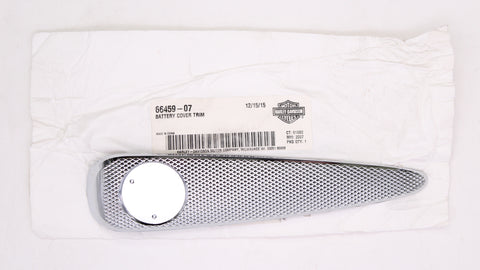 Genuine Harley-Davidson Battery Cover Trim Part Number - 66459-07
