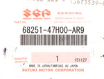Genuine Suzuki White/Black Tape Part Number - 68251-47H00-AR9