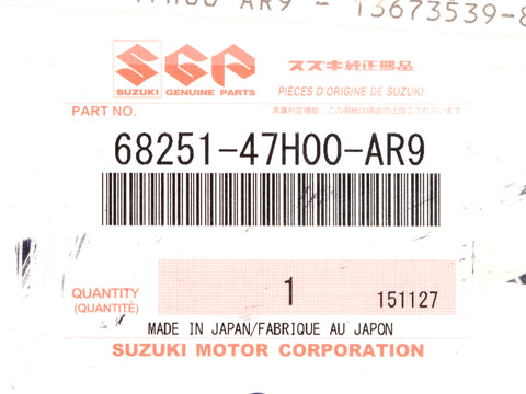 Genuine Suzuki White/Black Tape Part Number - 68251-47H00-AR9