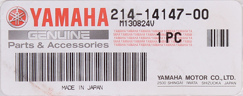 Genuine Yamaha O-Ring PN 214-14147-00-00