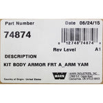Warn Armor Front A-arm CV Guards Skid Plates for Yamaha Grizzly PN 74874