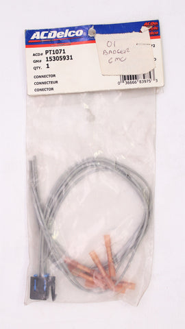 Genuine AC Delco Wire Connector With Leads (Gray) Part Number - 15305931