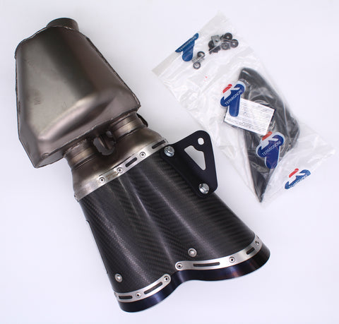 Homologated Silencer, Carbon Part Number - 96410411A For Ducati