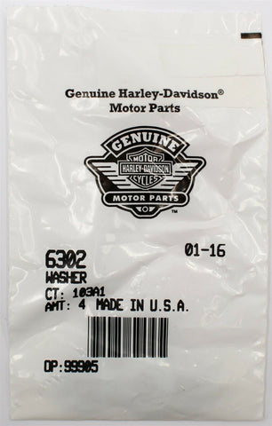 Genuine Harley-Davidson Washers Part Number - 6302