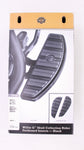 Genuine Harley-Davidson Rider Foot Board Inserts (Black) PN 50501283