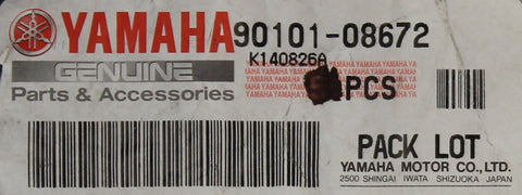 Genuine Yamaha Bolt (Pack of 4) PN 90101-08672