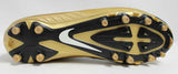 Nike Alpha 3/4 Black and Gold Football Cleats - Size 13.5