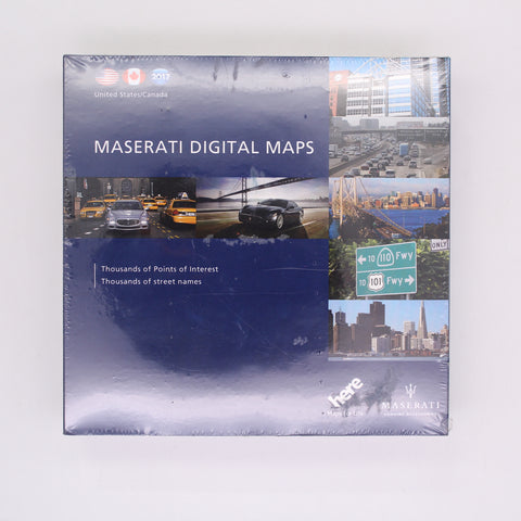 Genuine Maserati Navigation Maps, USA/Canada '17 Part Number - 940000797