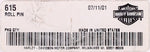 Genuine Harley-Davidson Roll Pin (Pack of 6) Part Number - 615