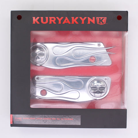 Kuryakyn *Flamed Saddlebag Latches PN 1595