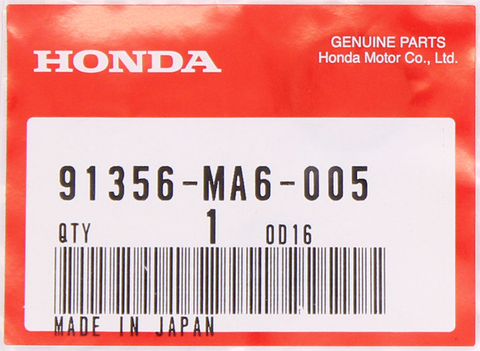 Honda 0-RING (14.8X2.4) Part Number - 91356-MA6-005