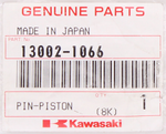 Kawasaki PIN-PISTON PN 13002-1066