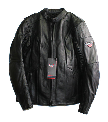 Genuine Victory Women's Ignite Leather Motorcycle Jacket Size S 286629502