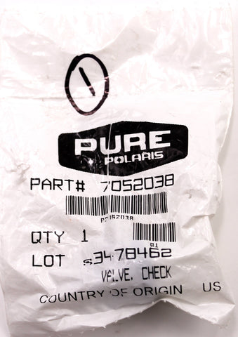 Genuine Polaris Check Valve PN 7052038