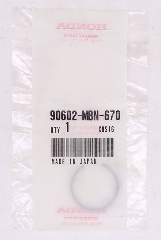 Genuine Honda Circlip (23mm)  Part Number - 90602-MBN-670