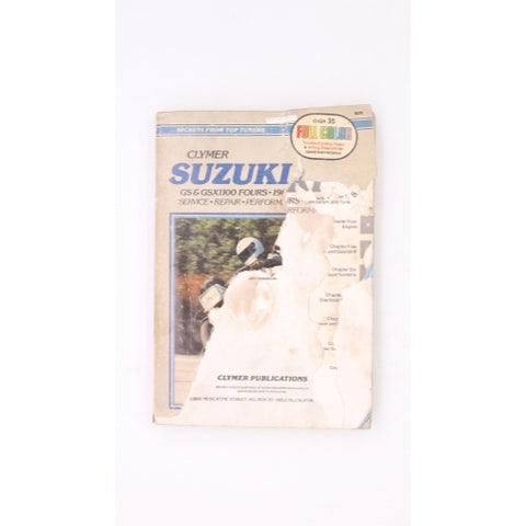Clymer Service Manual Part Number - 0-89287-353-1 For Suzuki