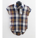 Harley-Davidson Rayon Short Sleeve Plaid Woven Shirt Size XS 96175-18VW/002S