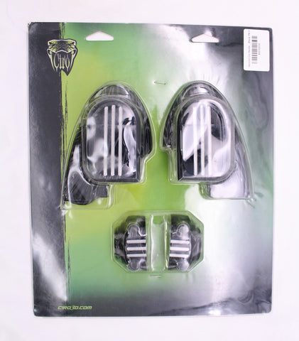 Genuine Ciro Handlebar Control Cover Pair (Black) Part Number - 6110102