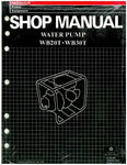 Honda Water Pump WB20T-WB30T Shop Manual Part Number - 61YB360