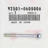 NOS OEM 2004-2016 HONDA BOLT CAP 6x50 92501-060500A