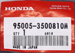 Genuine Honda Vacuum Line PN 95005-3500810M