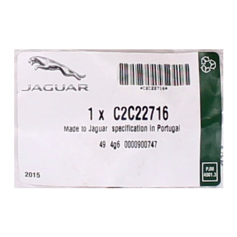 Genuine Jaguar Hose-Vacuum PN C2C22716