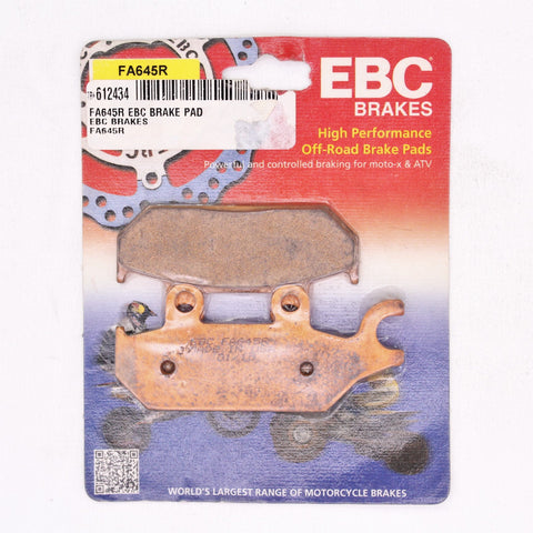 Genuine EBC Brakes ATV FA645R Brake Pads Part Number - 612434