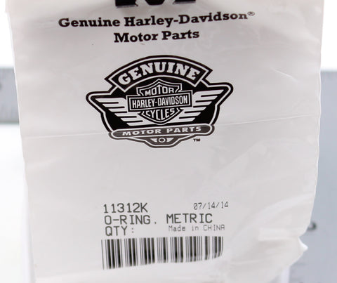 Genuine Harley-Davidson O-Ring, Metric Part Number - 11312K (Pack of 2)