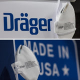Dräger X-plore 1750 C respirator mask made in the US N95 | NIOSH-approved 20 QTY