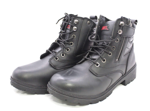Z1R Womens Black Leather Maxim Boots - Size US 9.5 PN 34030772