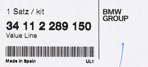 SET OF BRAKE PADS WI PN 34-11-2-289-150
