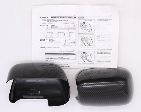 Suzuki Carbon Mirror Covers PN 99000-99013-K04